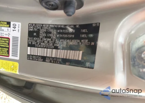 2015 Toyota Sienna Le 7 Passenger из США, поврежденный, VIN 5TDJK3DCXFS123329